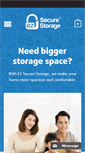 Mobile Screenshot of myezsecurestorage.com